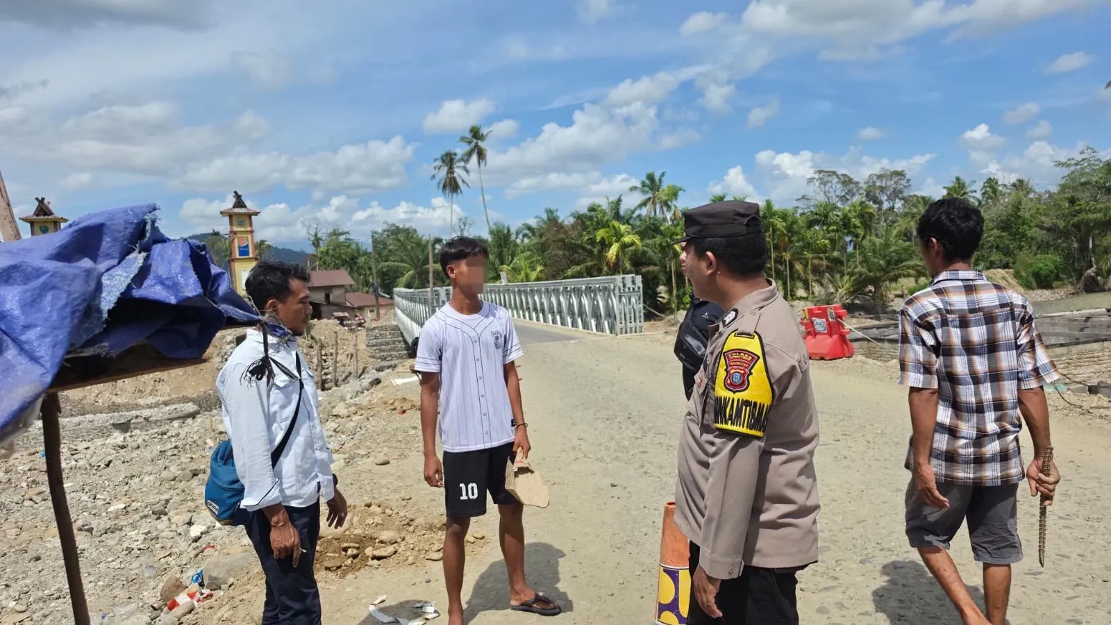 Operasi Pekat Toba 2026, Polsek Sibabangun Tangkap Pelaku Pungli di Jembatan Anggoli
