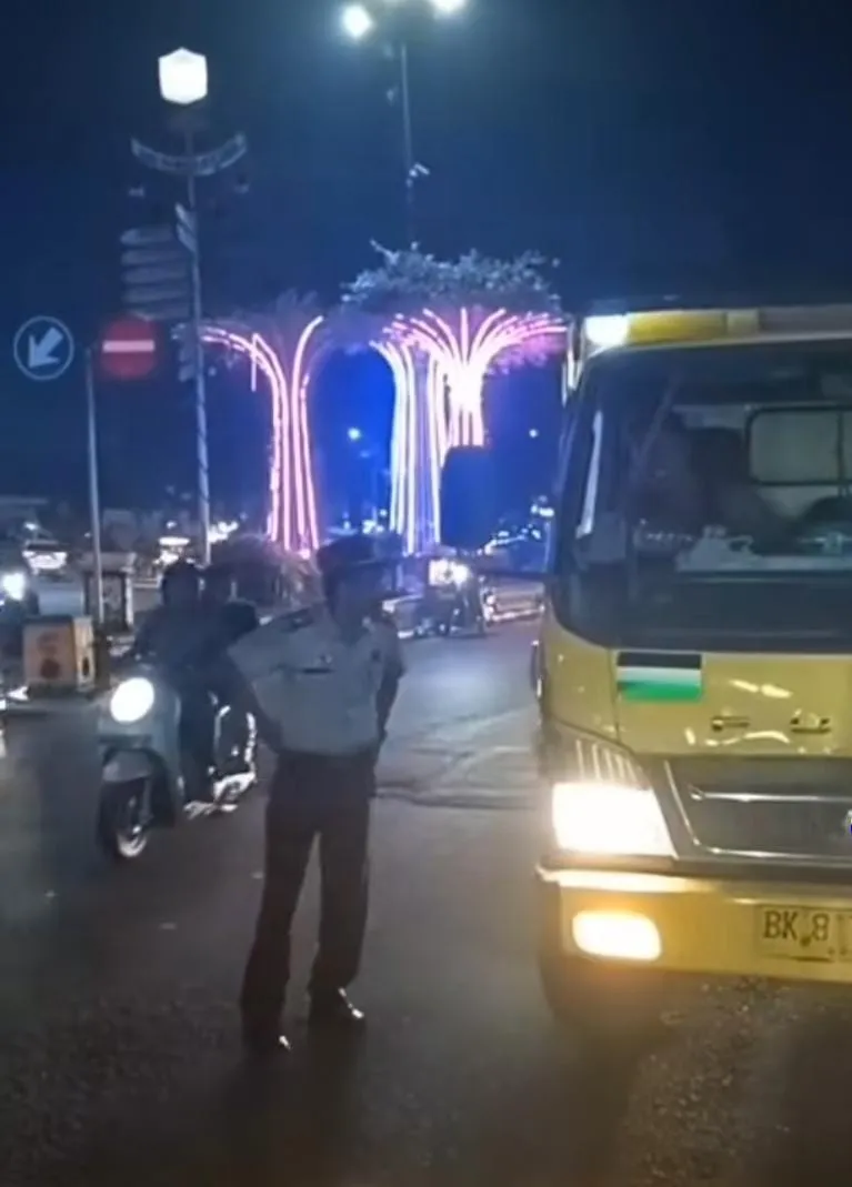 Dinas Perhubungan Binjai Lakukan Pengawasan, Bus dan Truk Dilarang Masuk Kawasan Pusat Kota
