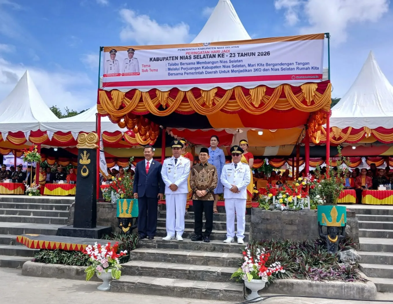 HUT Kabupaten Nias Selatan Ke-23, Fadli Zon: Jadikan Budaya Sebagai Pondasi Membangun Masa Depan