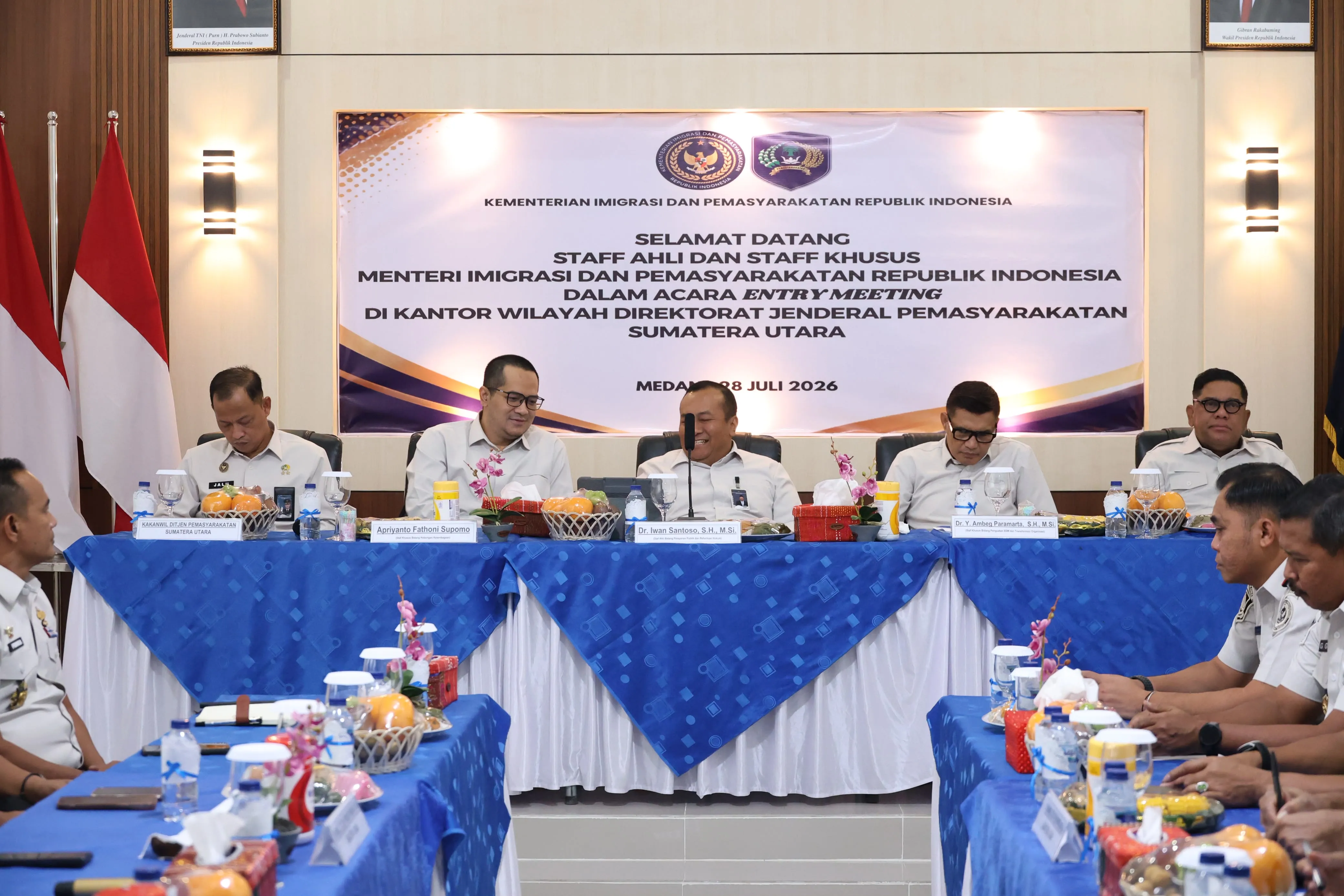 Kanwil Ditjen Imigrasi Sumut Ikuti Entry Meeting Evaluasi Pelayanan Publik, Perkuat Komitmen Tingkatkan Kualitas Layanan
