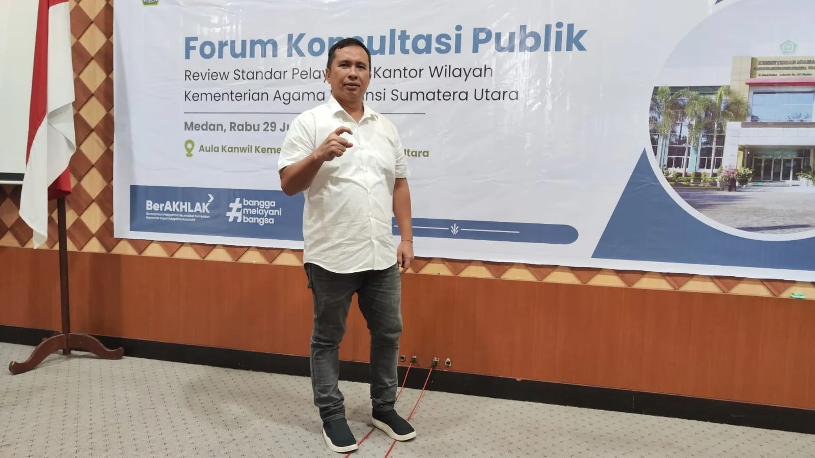 KI Sumut Minta Kemenag Serahkan Layanan  Zakat, Wakaf dan Sertifikasi Halal ke Badan Publik
