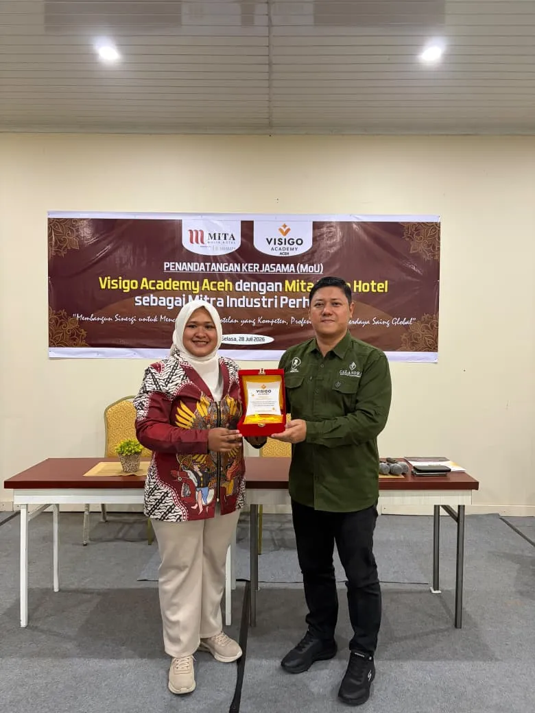 Mita Mulia Hotel by Calandra dan Visigo Academy Aceh Jalin Kemitraan, Perkuat Kualitas SDM Perhotelan