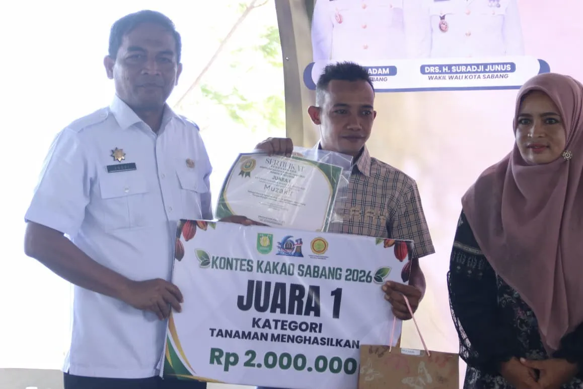 Kontes Kakao Sabang 2026 Diharapkan Dorong Pengembangan Komoditas Unggulan Daerah
