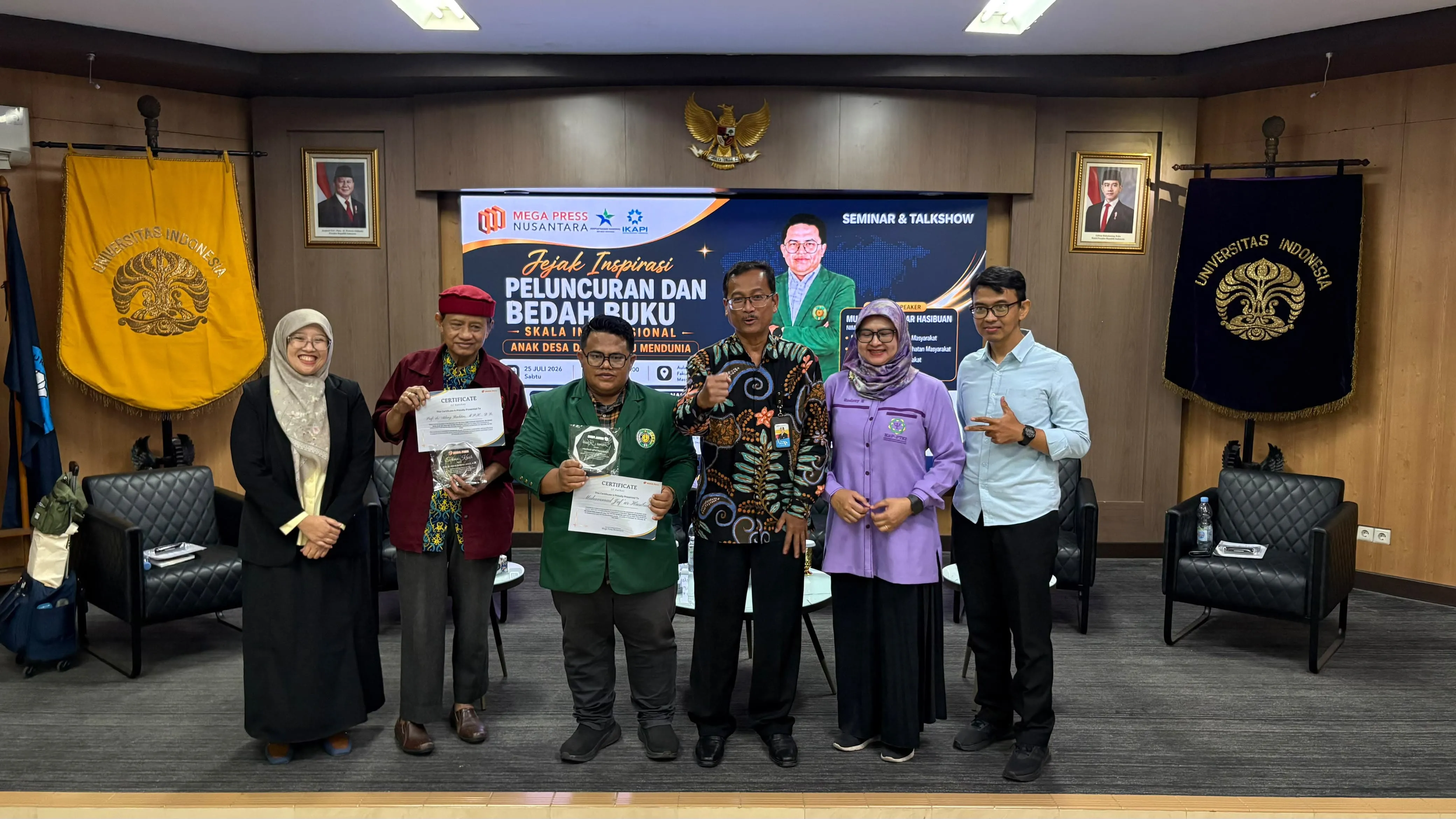 Dari Modal Rp70 Ribu Hingga Jadi Referensi Akademik Dunia, Buku Muhammad Ja'far Hasibuan Diresmikan di UI