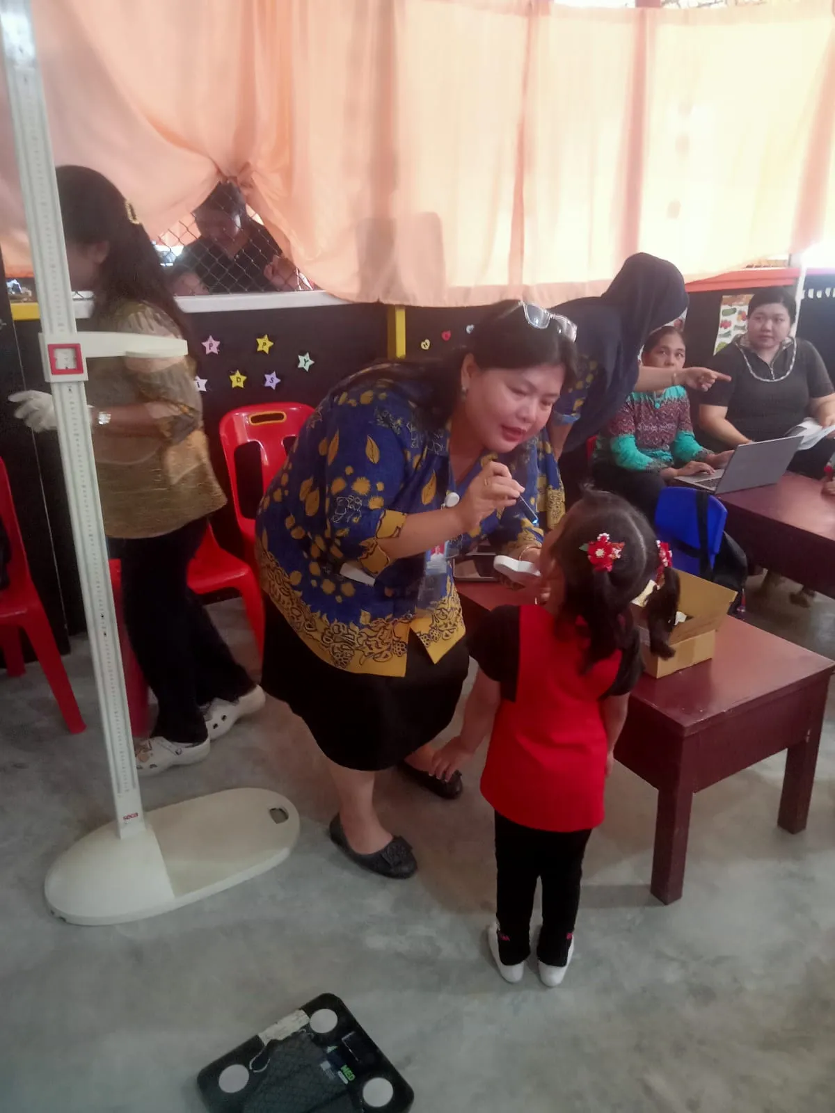 Puskesmas Pantai Labu Gelar Cek Kesehatan Gratis bagi Siswa PAUD Nava Dhammasekha