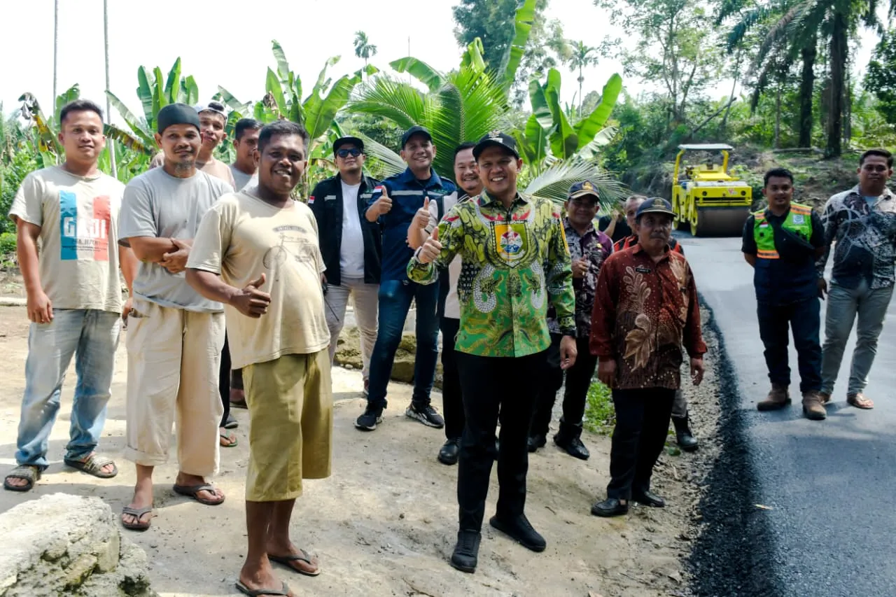 Wabup Sergai Cek Progres Jalan Marubun–Baja Dolok