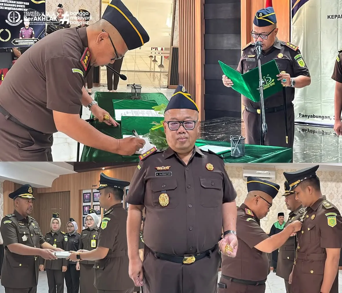 Kajari Mandailing Natal Lantik Alinisfi Bonardo Sebagai Kasi PAPBB