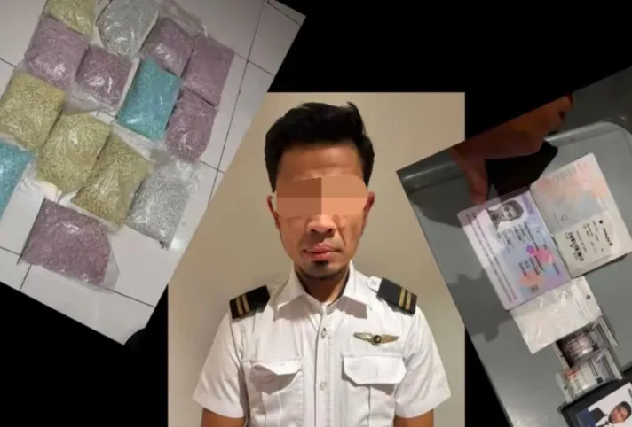 Ketahuan Pasok Narkotika ke Indonesia, Pilot Malaysia Terancam Hukuman Mati