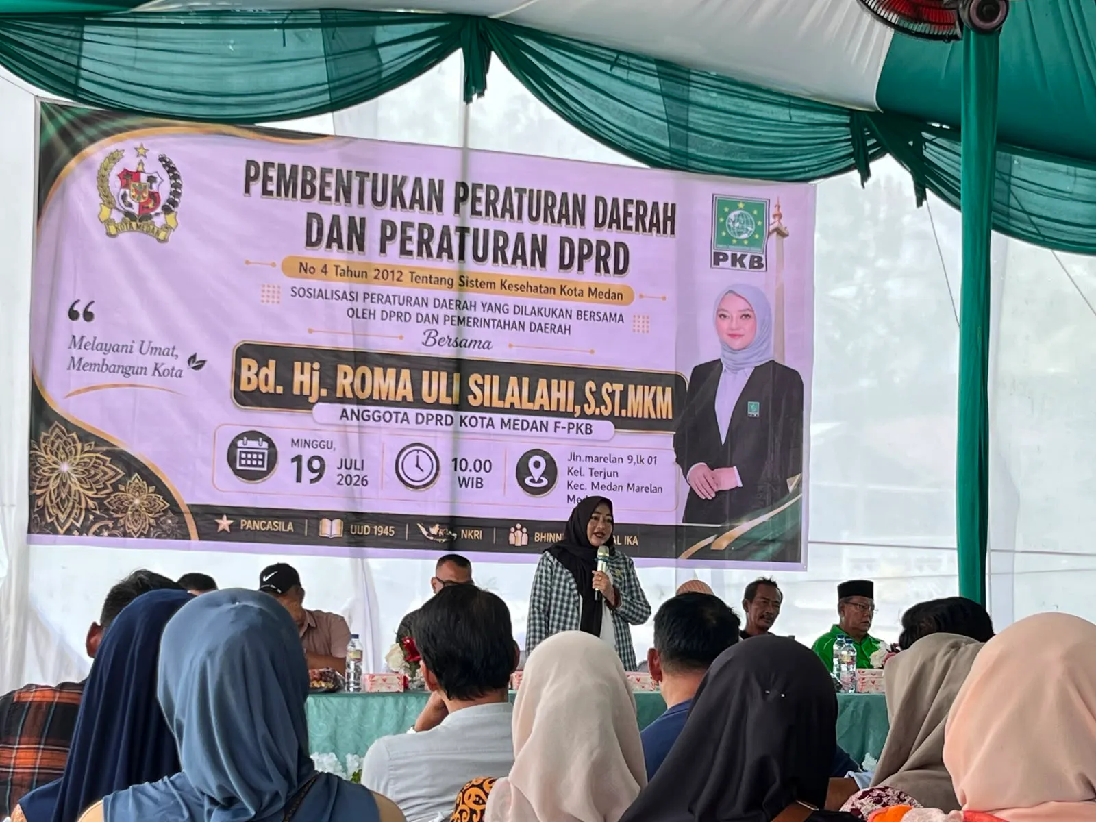 Sosperda Sistem Kesehatan, Roma Uli Silalahi Minta Pemko Medan Hadirkan Layanan Kesehatan Prima