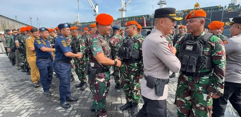 Satgas Pamtas Yon 463 Pasgat Kembali Dari Perbatasan RI–PNG