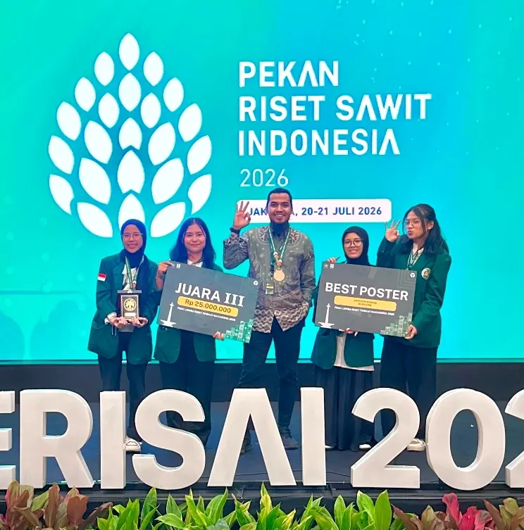 FMIPA USU Juara III Nasional Lomba Riset Sawit Dan Best Poster PERISAI 2026