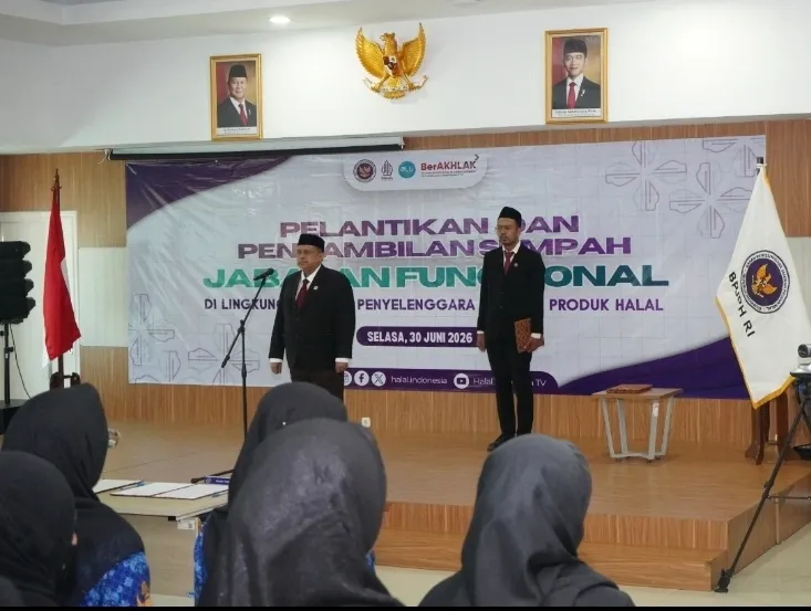 Lantik 773 Pejabat Fungsional, Kepala BPJPH Tekankan Integritas dan Profesionalisme ASN