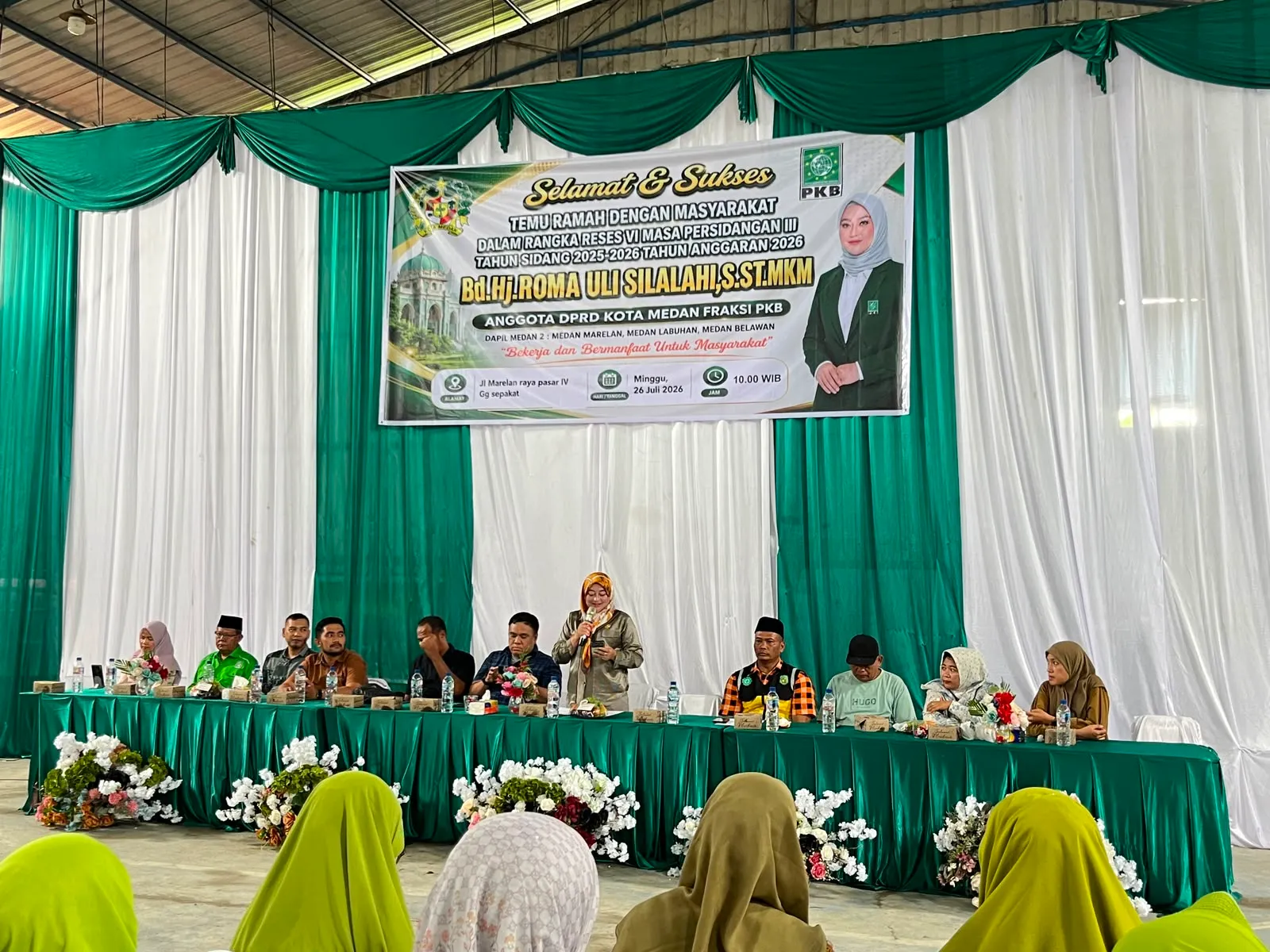 Reses Roma Uli Silalahi, Warga Dapil II Medan Keluhkan Pelayanan Kesehatan dan Ketersedian Air Bersih