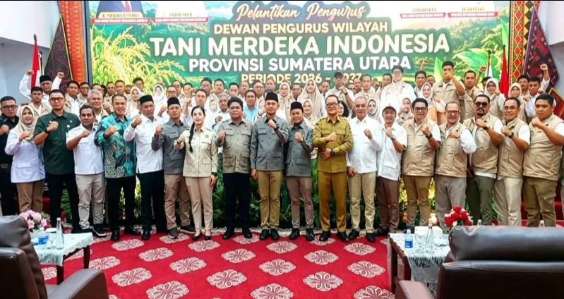 Gusmiyadi Pimpin Tani Merdeka Indonesia Sumut; Don Muzakir Perintahkan Kawal Program Presiden Prabowo