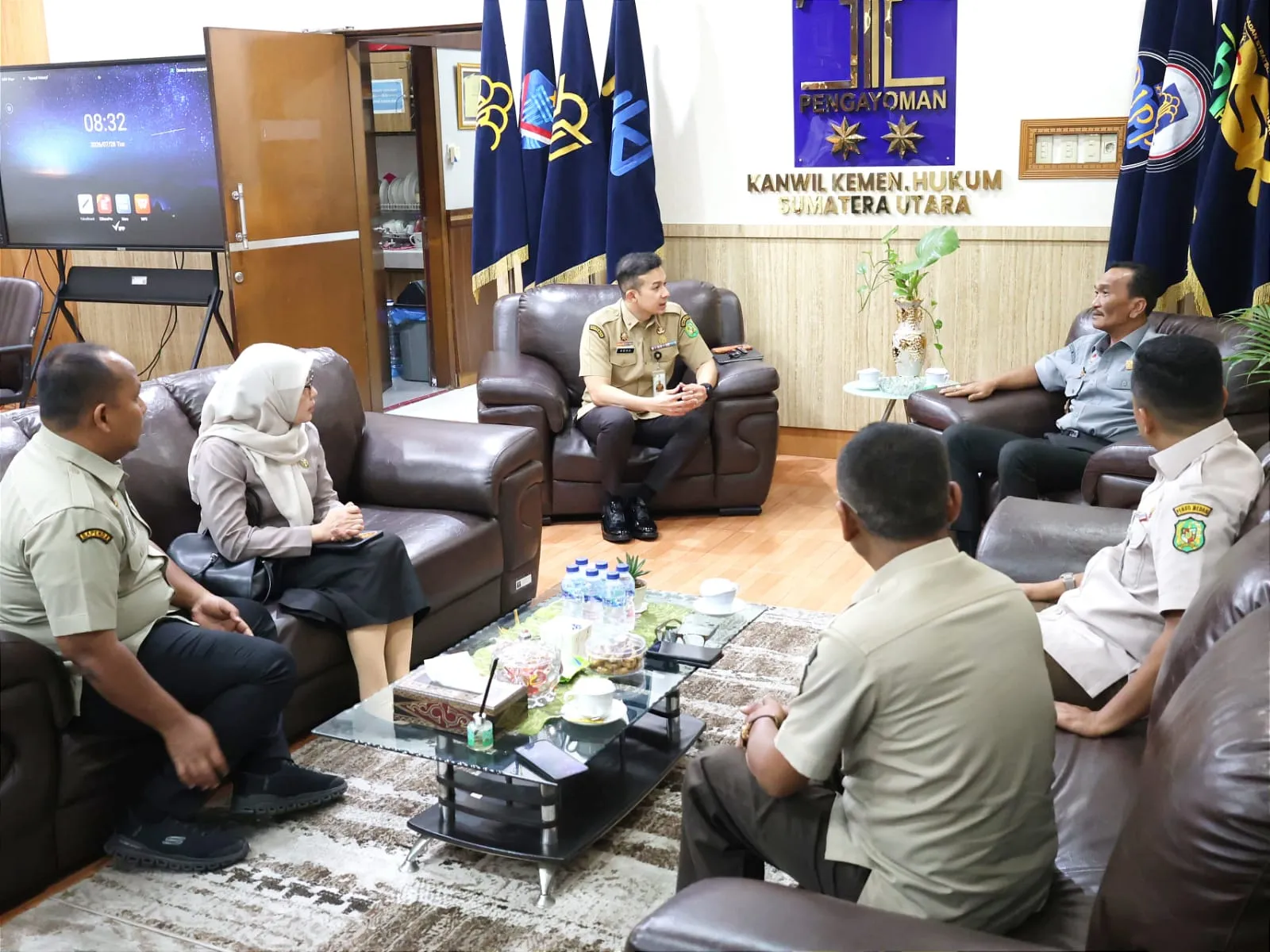 Kepala Bapenda Medan Jalin Sinergi Dengan Kanwil Kemenkum Sumut Untuk Penguatan Tata Kelola Perpajakan