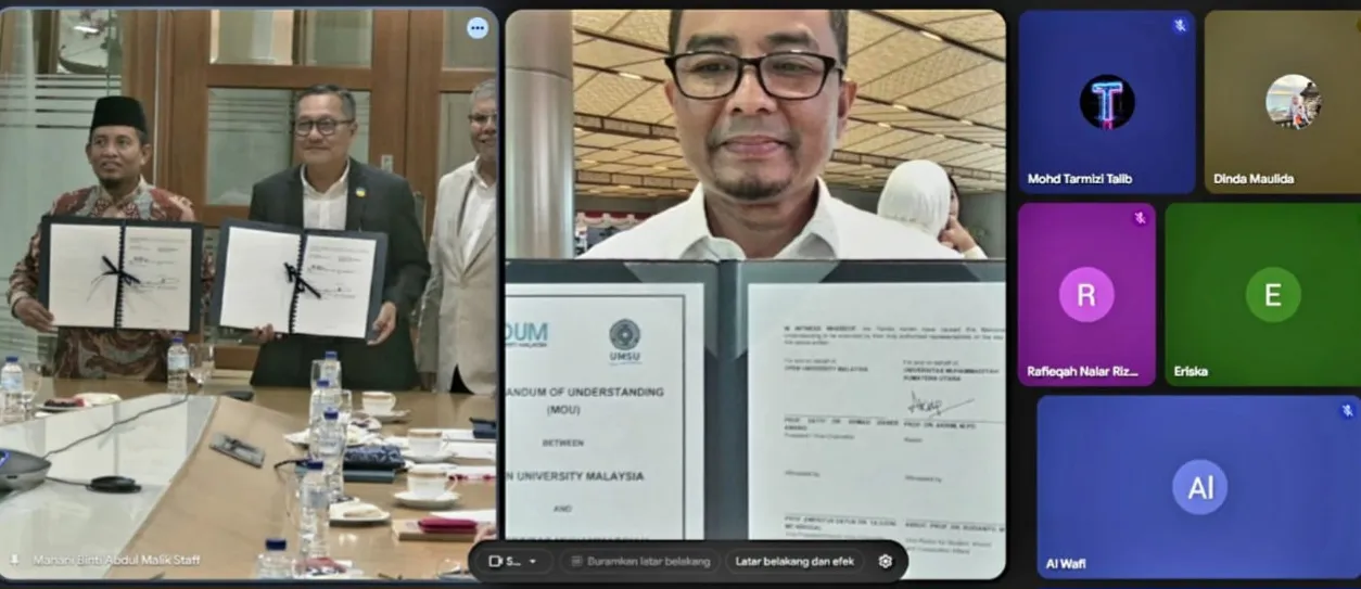 UMSU Dan Open University Malaysia Kolaborasi Program Perkuliahan Jarak Jauh