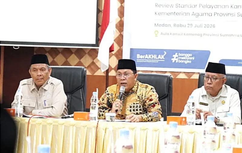 Sudah 30 Kepala KUA Dicopot, Kakanwil Kemenag Sumut Tegaskan Pelayanan Publik Nol Rupiah