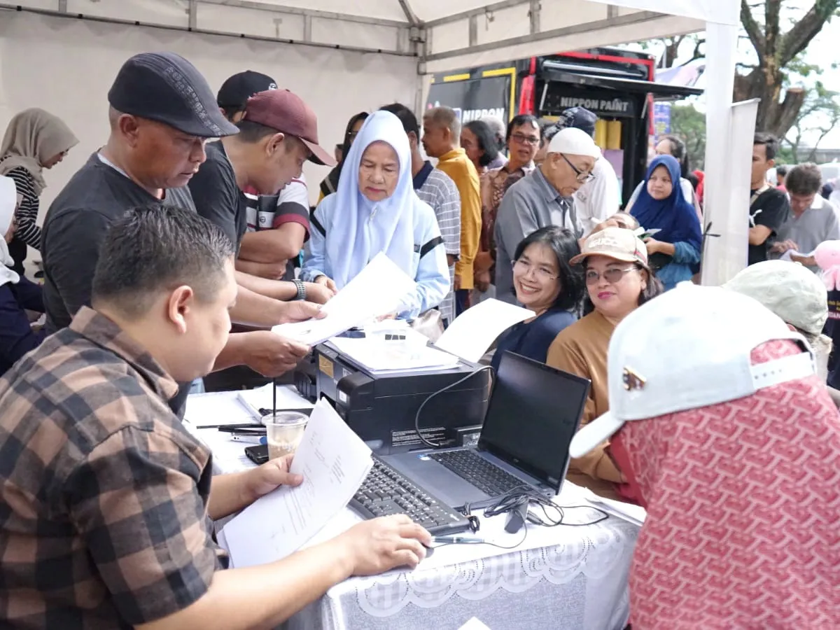 Dekatkan Pelayanan kepada Masyarakat, Pojok PBB Bapenda Medan Himpun Rp893 Juta di CFD Medan