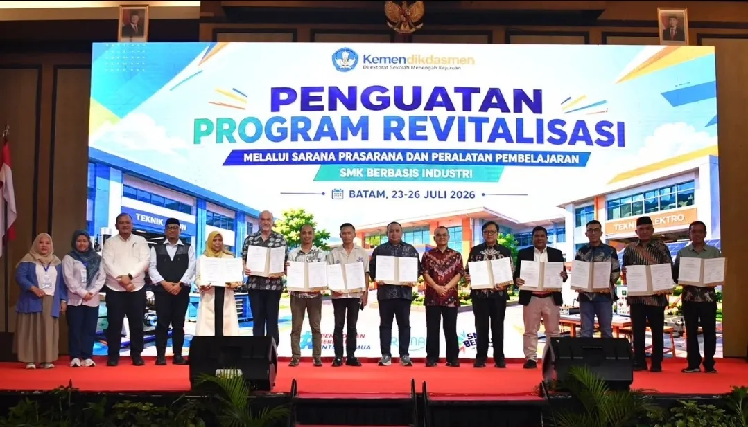 131 SMK Terdampak Bencana Ikuti Benchmarking Industri di Batam