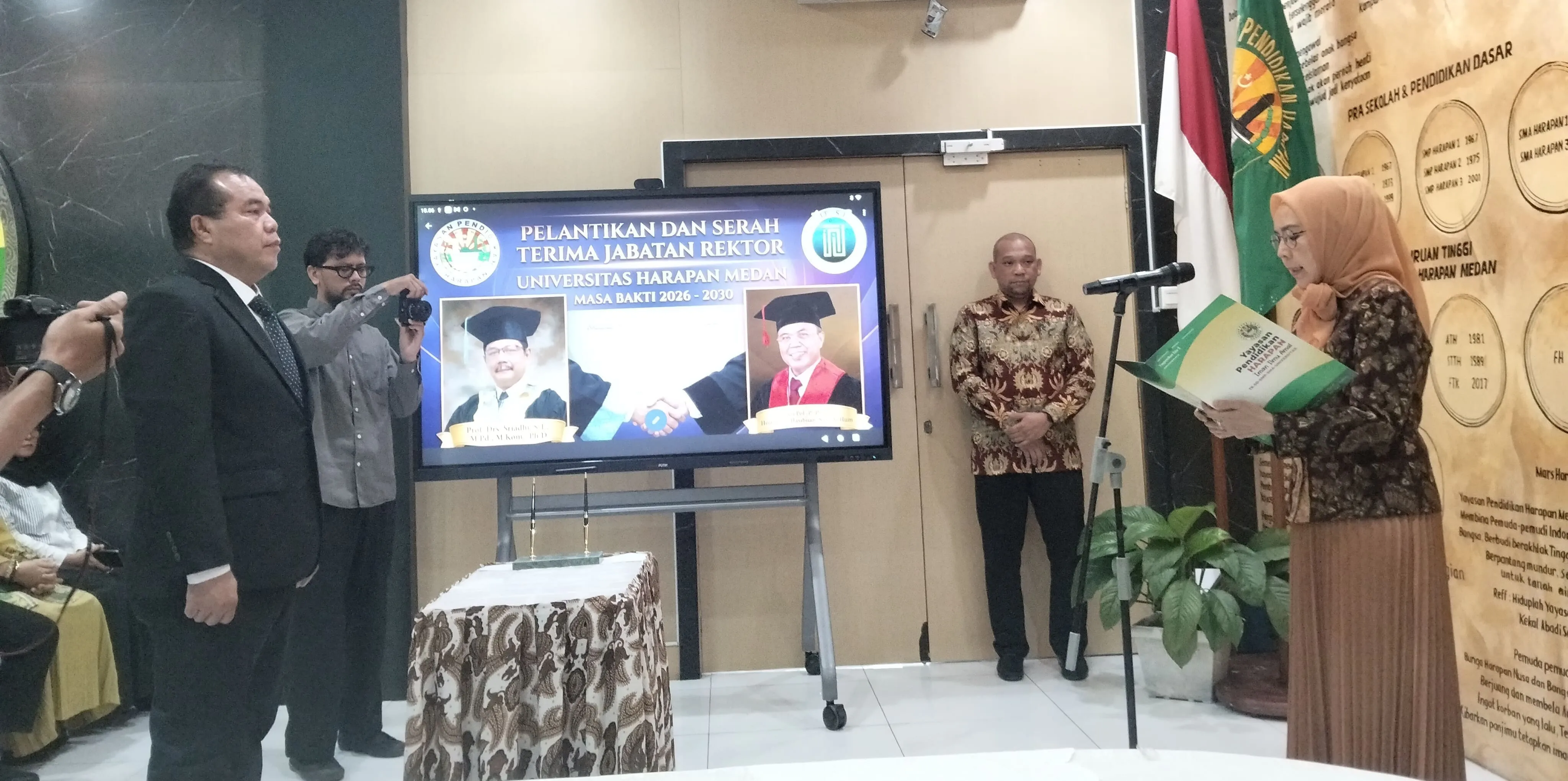 UnHar Medan Lantik Rektor Baru, Siap Perkuat Transformasi Menuju Kampus Berdaya Saing Global