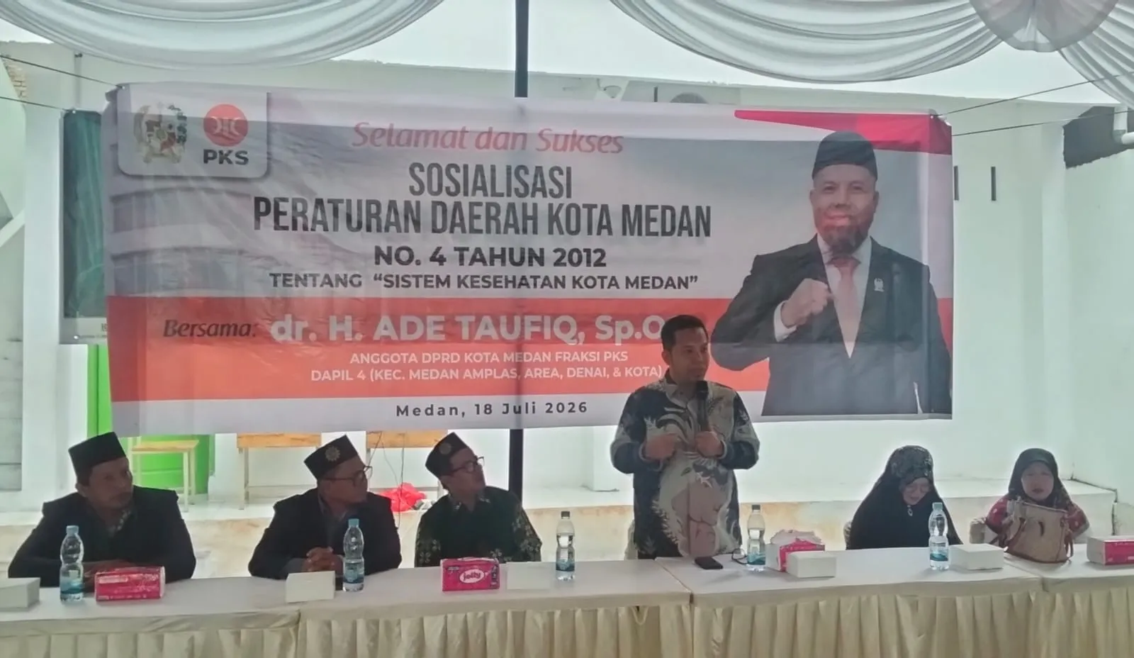 Dr.Ade Taufiq : Warga Medan Tak Perlu Khawatir Berobat, Program UHC Jamin Layanan Kesehatan Gratis