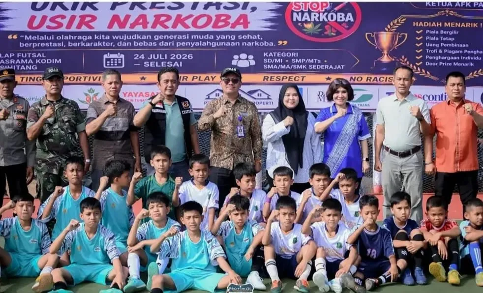Sekdako Padangsidimpuan Buka Turnamen Futsal Antar Pelajar Marini Cup II 2026
