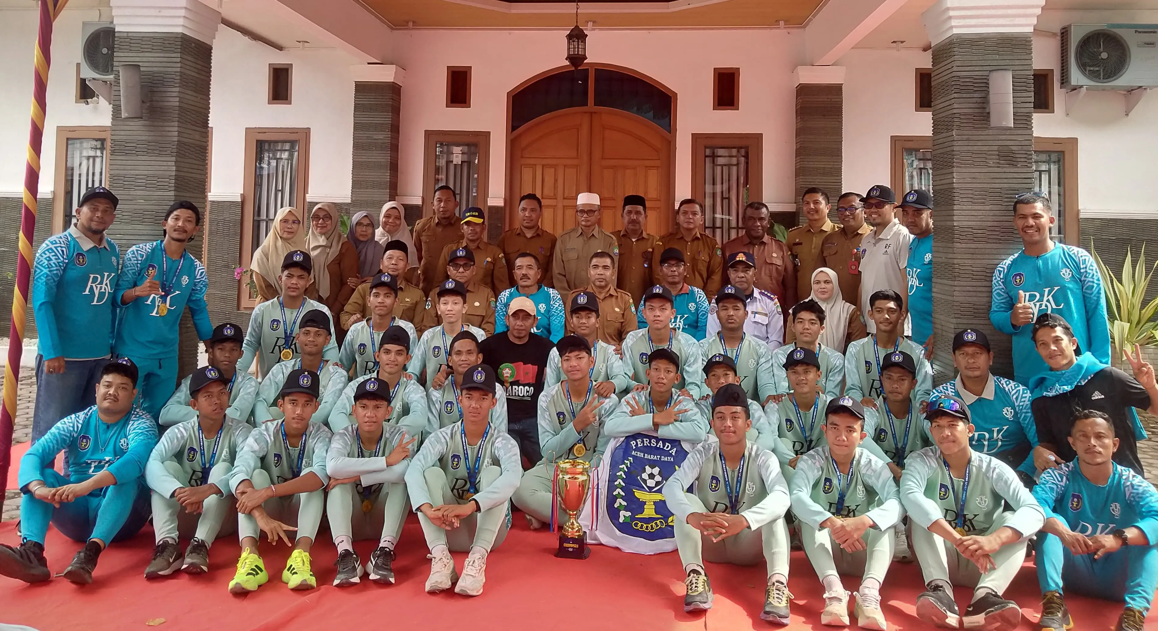 Persada Abdya Disambut Ribuan Warga Usai Juara Soeratin U-17 Aceh