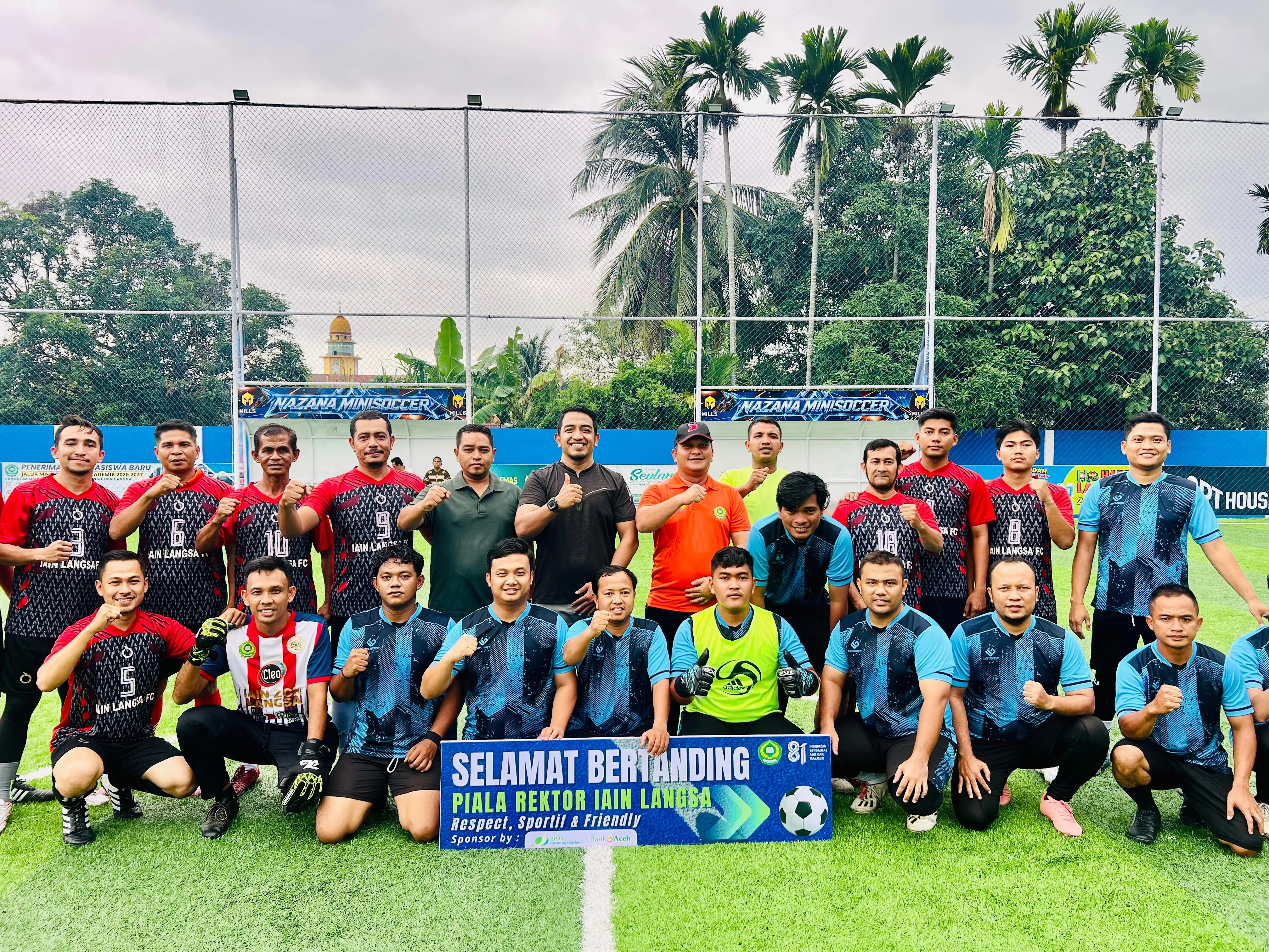 Sambut HUT RI, IAIN Langsa Gelar Turnamen Mini Soccer Piala Rektor