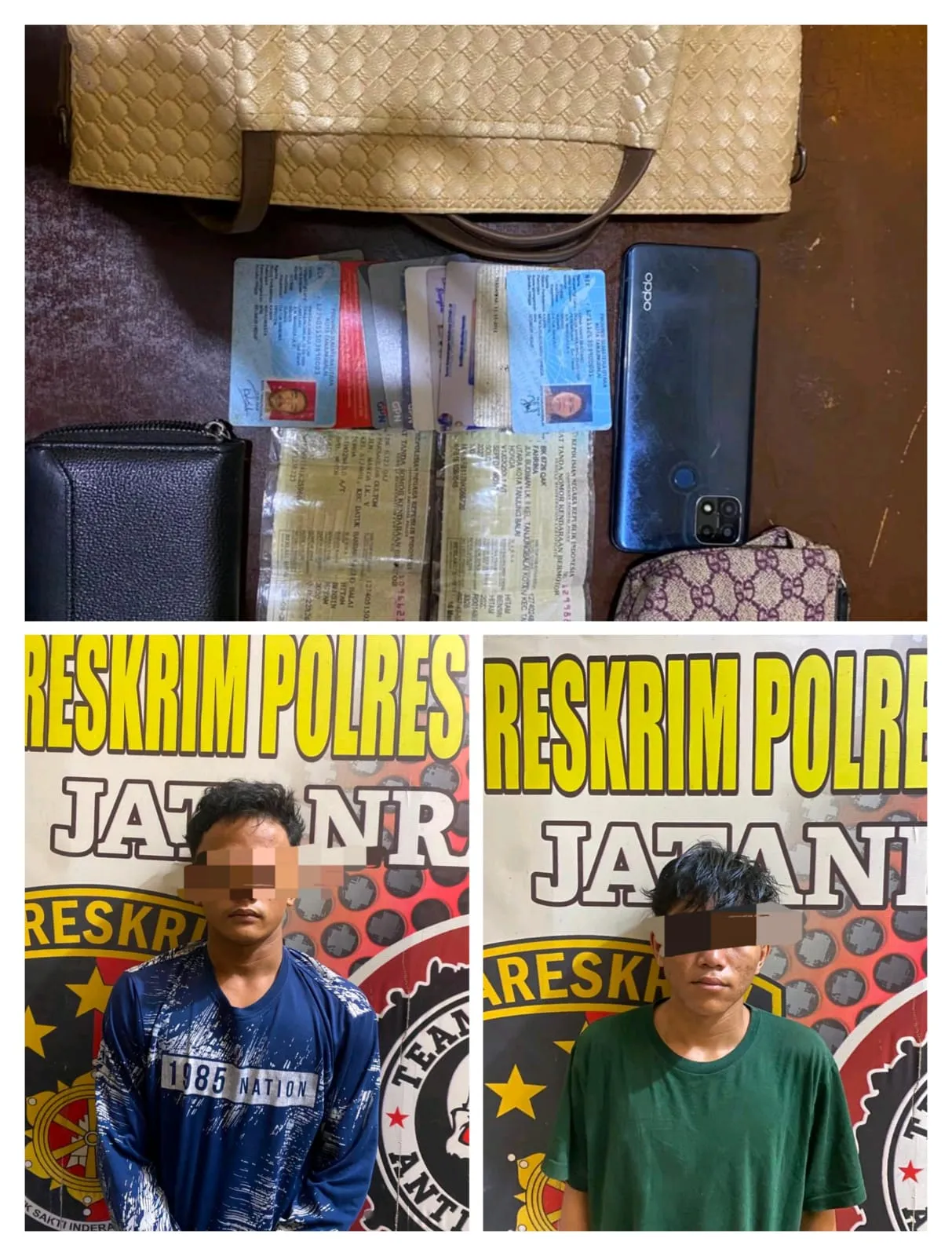 Tiga Pelaku Curat Diamankan Satreskrim Polres Batubara