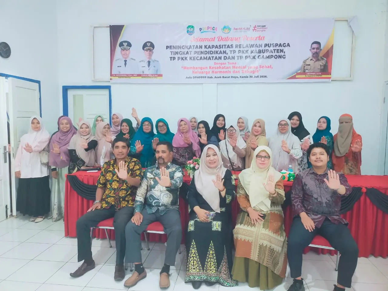 DPMP4 Abdya Perkuat Kapasitas Relawan PUSPAGA Wujudkan Keluarga Harmonis Tangguh