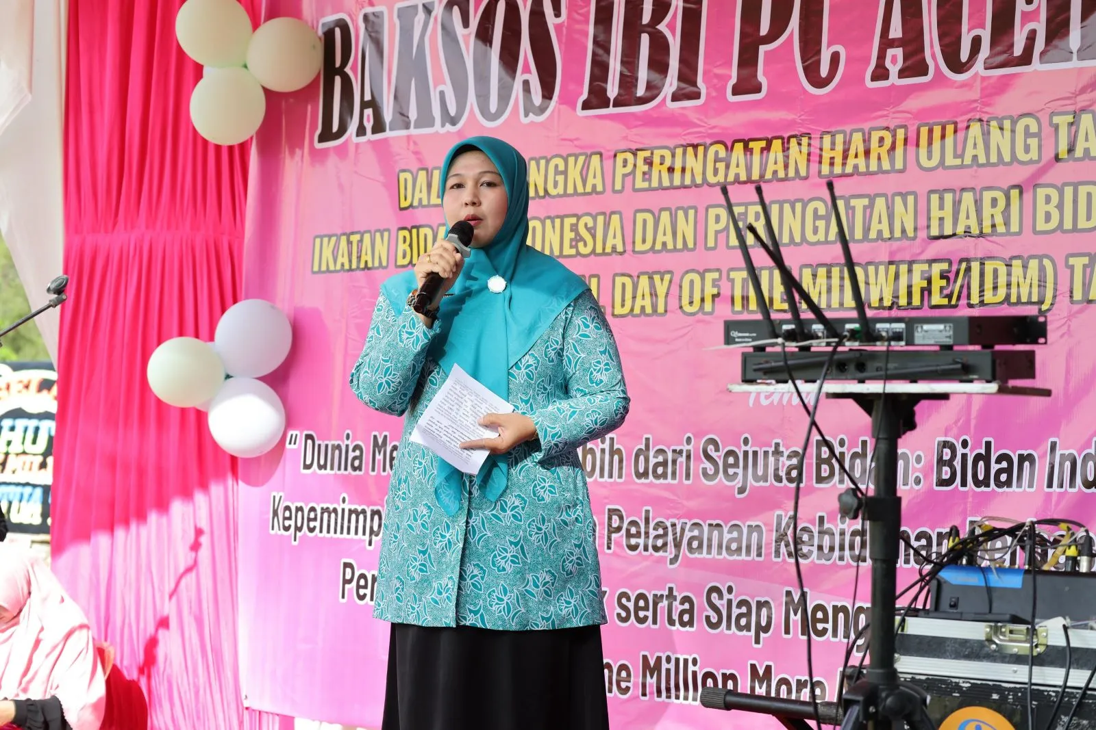 HUT ke-75 IBI, Ketua TP PKK Aceh Besar Ajak Bidan Perkuat Pelayanan Ibu dan Anak