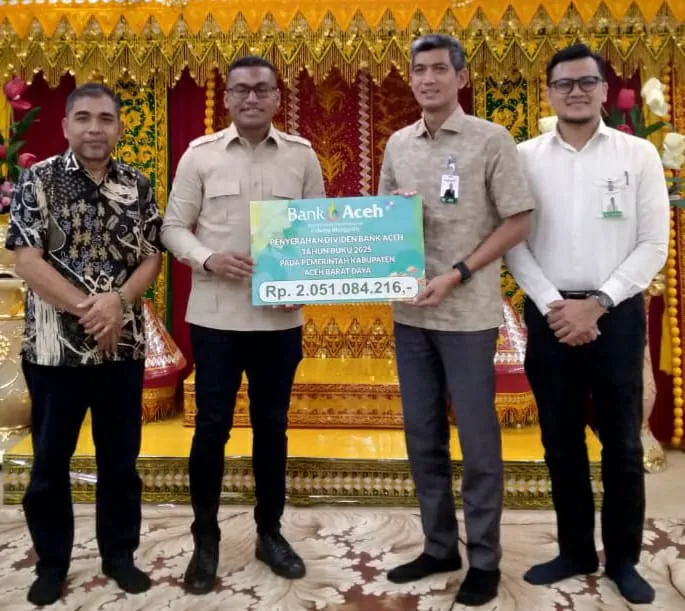 Pemkab Abdya Terima Dividen Bank Aceh Rp2,05 Miliar
