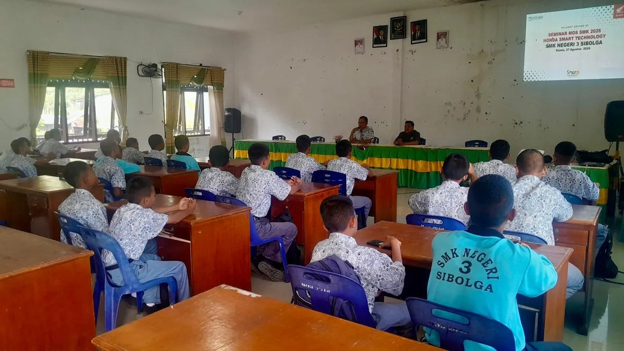 Honda Edukasi Teknologi Terkini Di SMKN 3 Sibolga