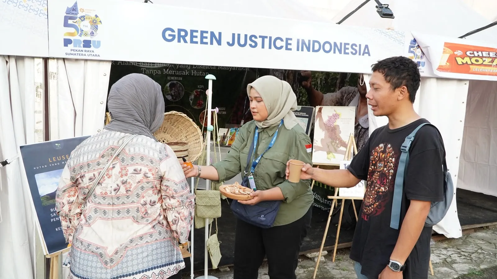 Dorong Ekonomi Desa Dan Pelestarian Hutan, GJI Pamerkan Kemenyan Hingga Kopi Di PRSU