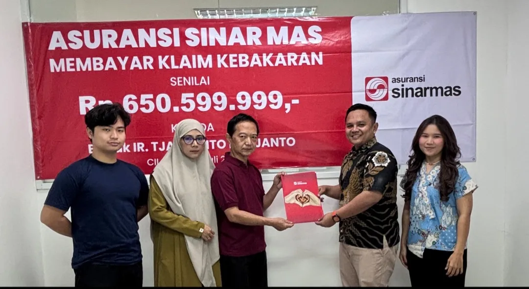 Asuransi Sinar Mas Bayarkan Klaim Property All Risks Rp650,6 Juta Dalam Dua Hari Kerja