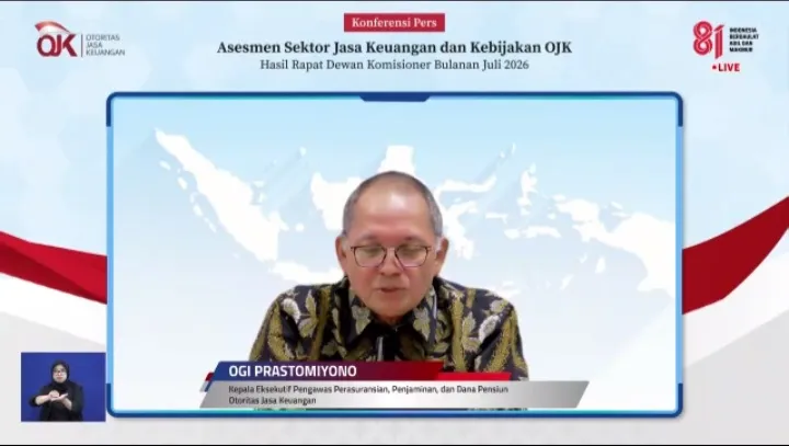 Aset Industri Asuransi Tembus Rp1.184,72 Triliun, OJK Pastikan Kondisi Tetap Solid