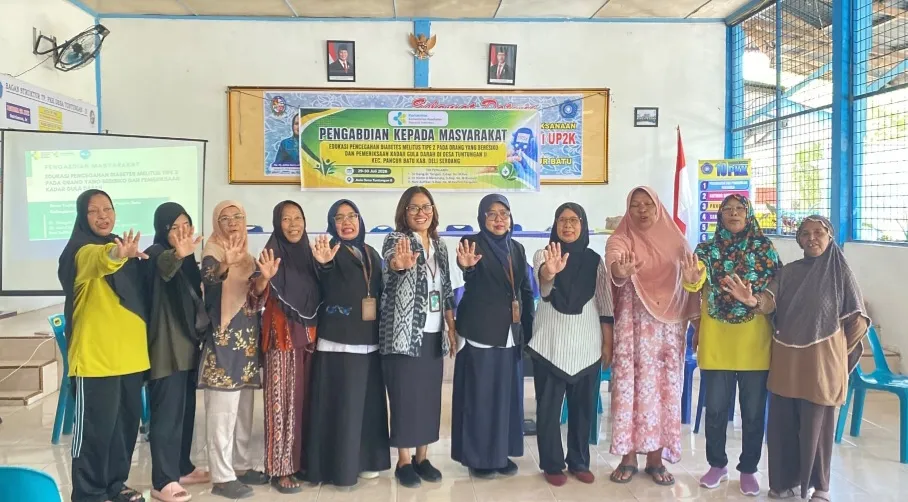 Tim Dosen Poltekkes Kemenkes Medan Edukasi Warga Tuntungan II Cegah Diabetes Melitus