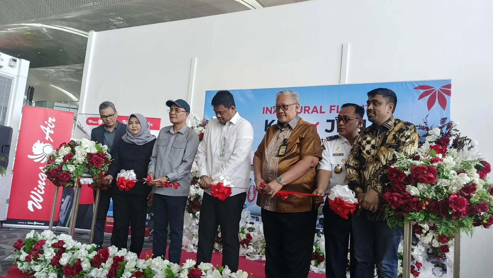 Gubsu Resmikan Penerbangan Wings Air Rute Kualanamu-Mandailing Natal Tiga Kali Seminggu