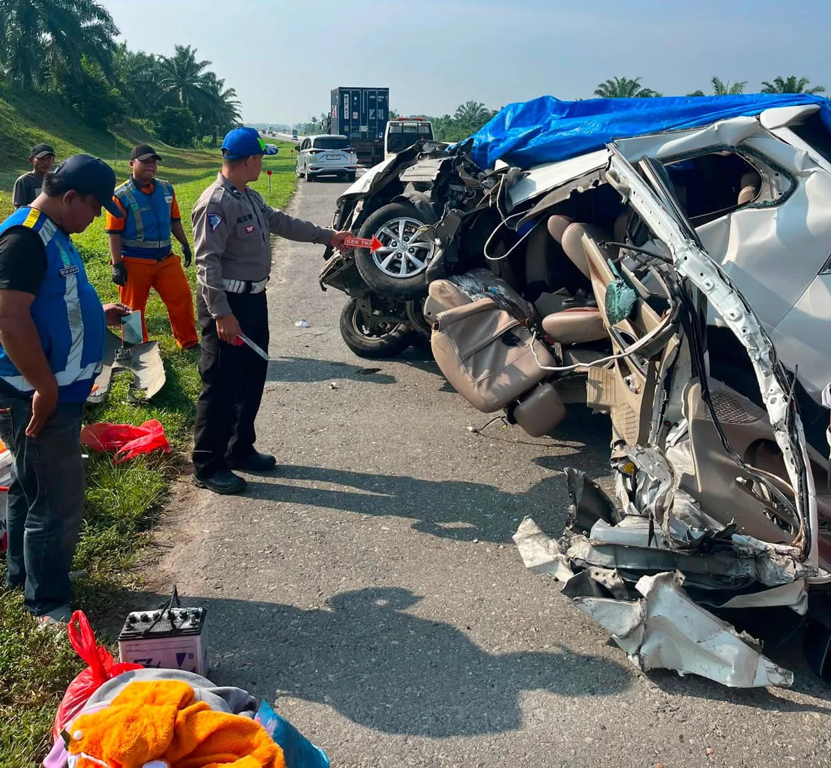 Tabrak Truk di Tol Medan–Tebingtinggi, Penumpang Avanza Meninggal Dunia