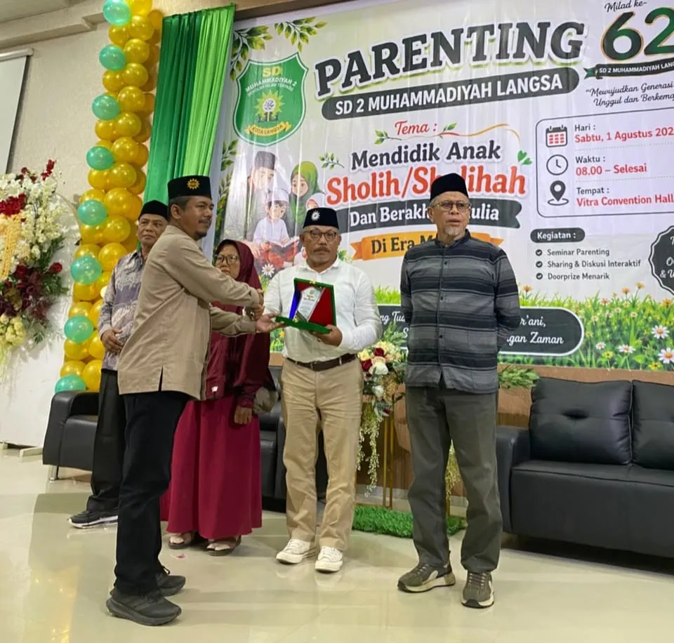 Parenting Akbar dan Award Warnai Milad ke-62, SD 2 Muhammadiyah Langsa