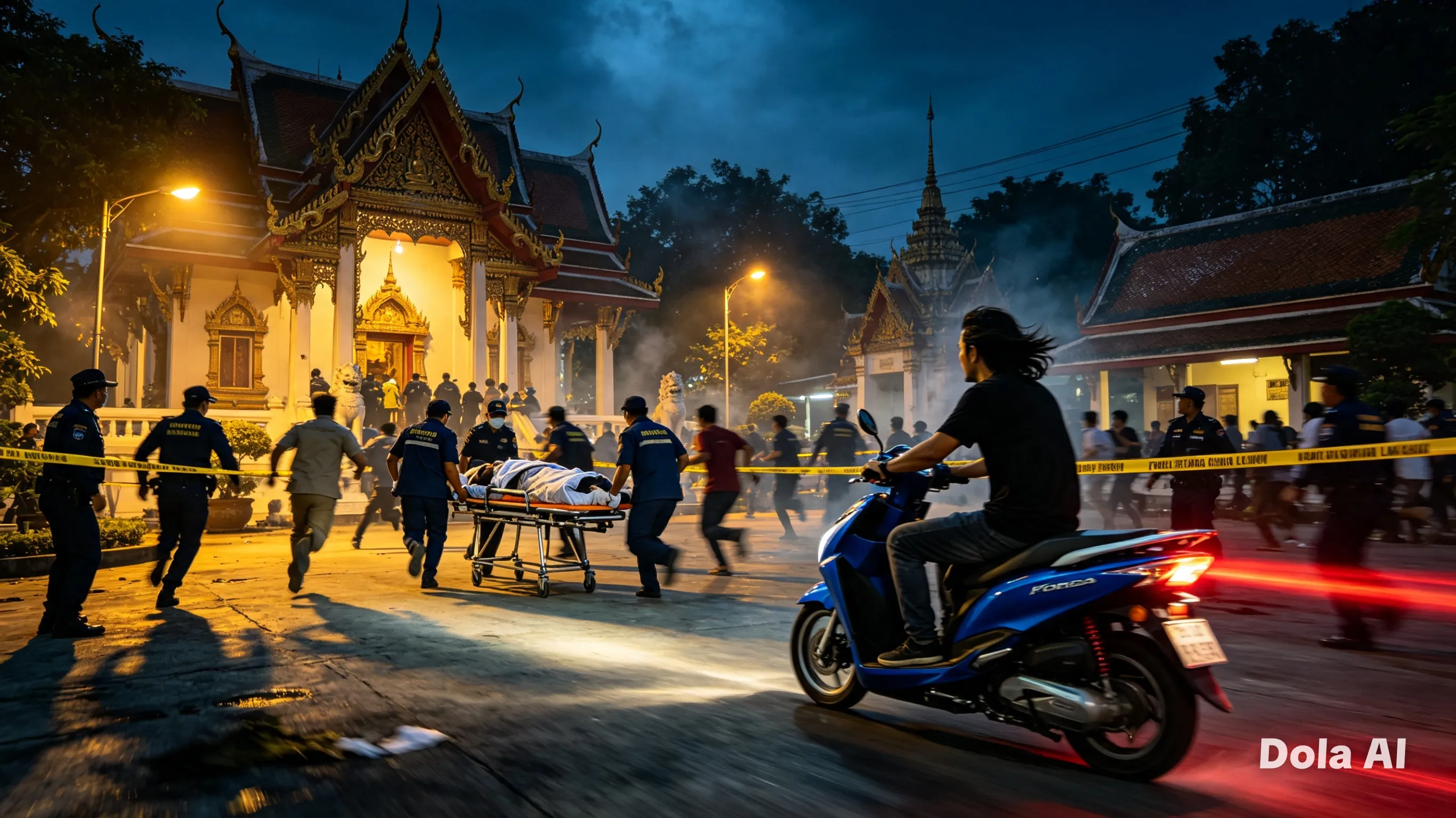 Tragedi Berdarah di Kuil Bangkok, 1 Tewas Akibat Baku Tembak