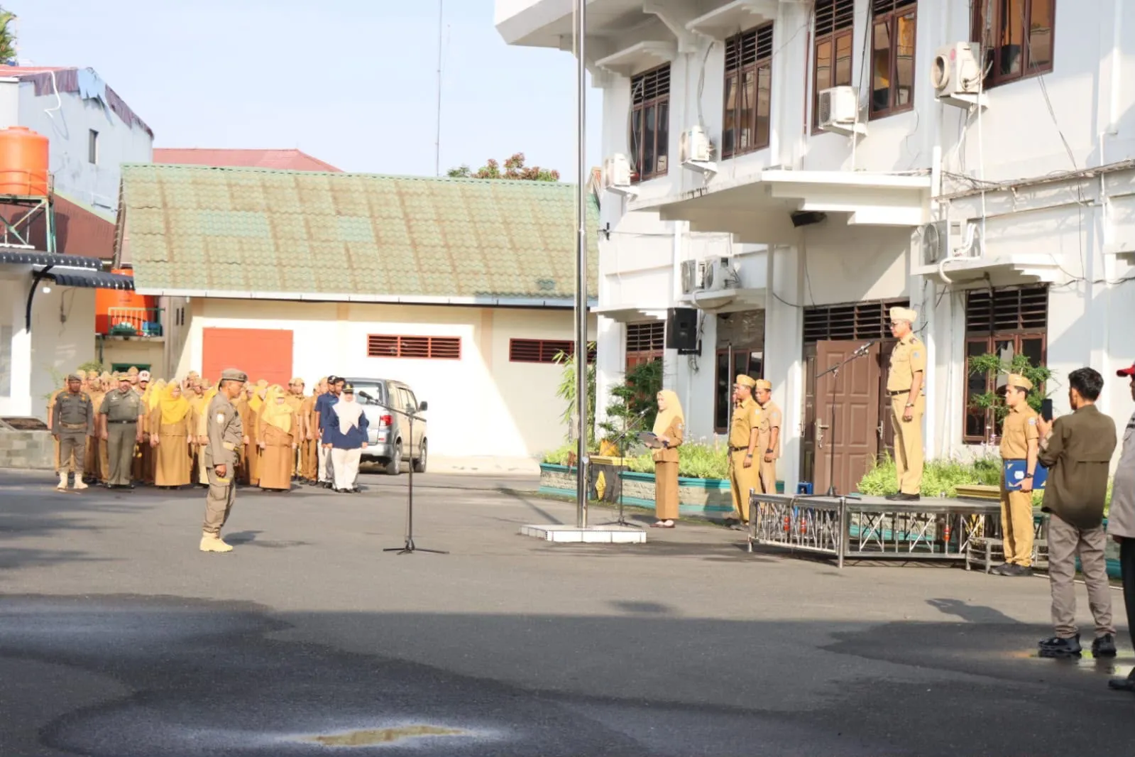 Pimpin Apel Gabungan, Asisten Administrasi Umum Ajak ASN Tingkatkan Dedikasi dan Integritas