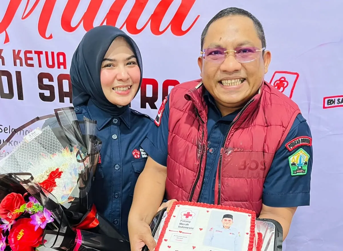 Diberi Kejutan oleh Relawan, Edi Obama: PMI Adalah Rumah Kedua Saya