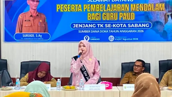 Bunda PAUD Sabang Dorong Guru Terapkan Pembelajaran Mendalam