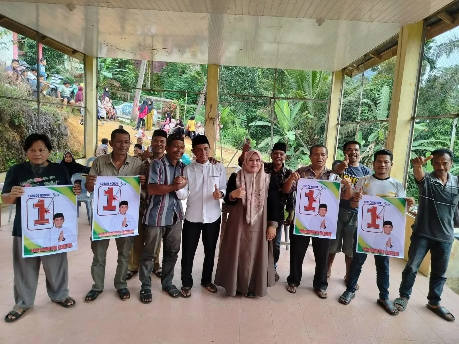 Plt Camat Penanggalan Hadiri Pencabutan Nomor Calon Kepala Kampong