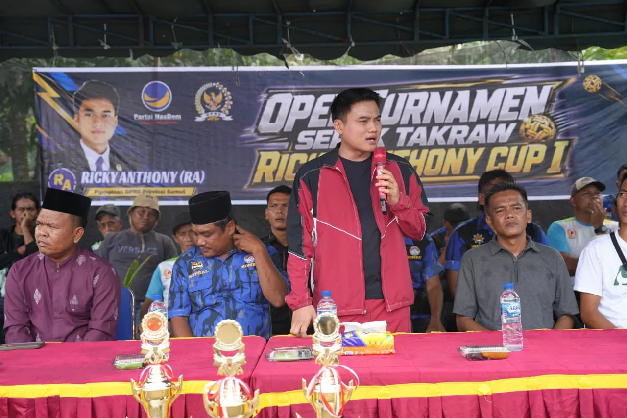 Sambut HUT Ke-81 RI, Ricky Anthony Gelar Open Turnamen Sepak Takraw RA Cup I 2026