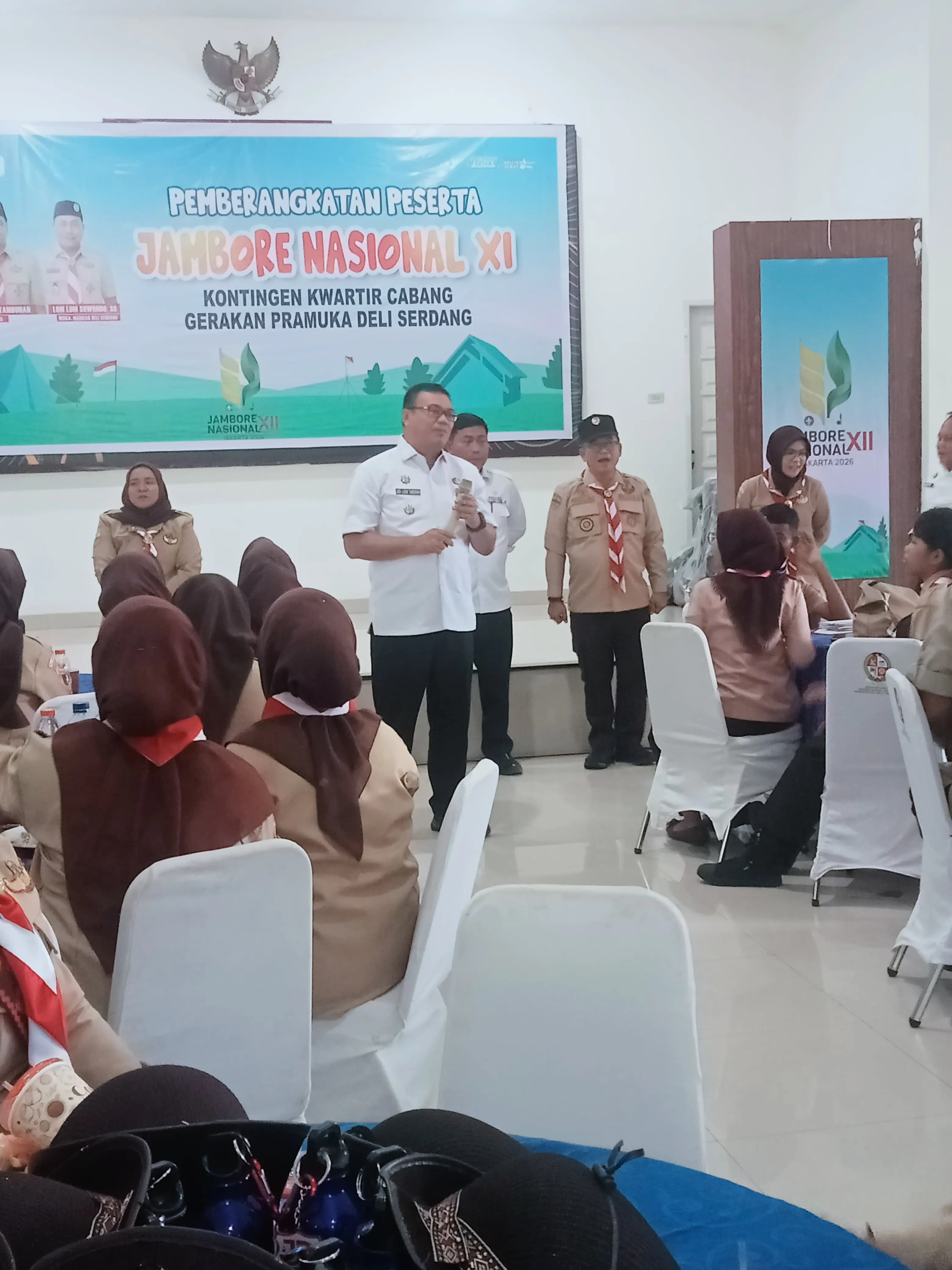 Kontingen Jambore Nasional XII Dilepas, Bupati Deliserdang: Peserta Beprestasi Dapat Beasiswa Kuliah