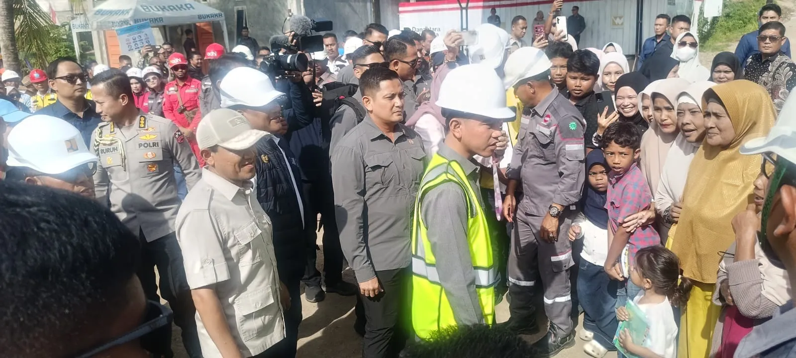 Wagub Dampingi Wapres Gibran Kunjungi Jembatan Kuta Blang dan Aceh Tengah