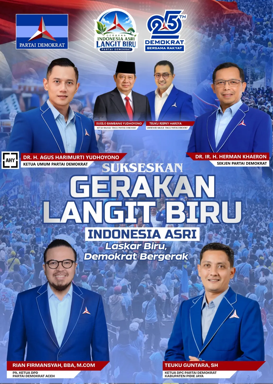 Demokrat Pidie Jaya Ajak Masyarakat Cek Kesehatan Gratis dan Donor Darah