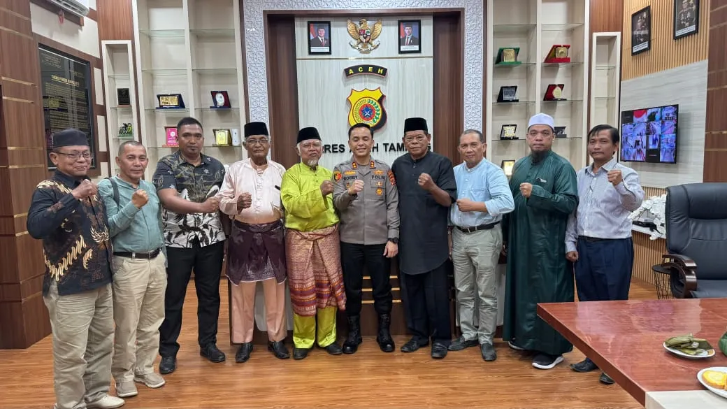 MPD Aceh Tamiang Silaturahmi Dengan Kapolres, Memperkuat Karakter Peserta Didik